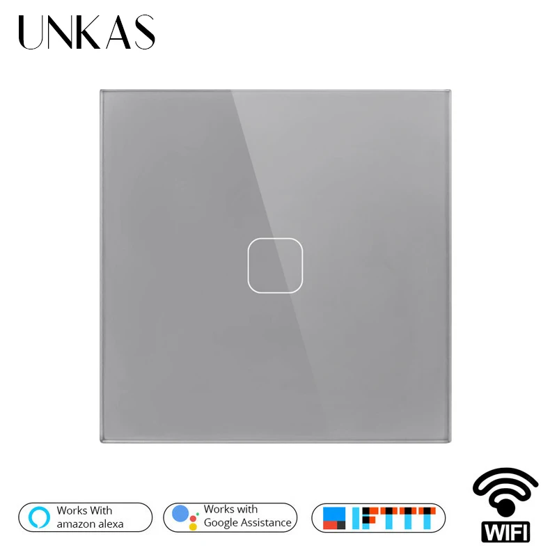 UNKAS ЕС Стандартный Tuya Smart Life приложение Wi Fi для Управление светильник