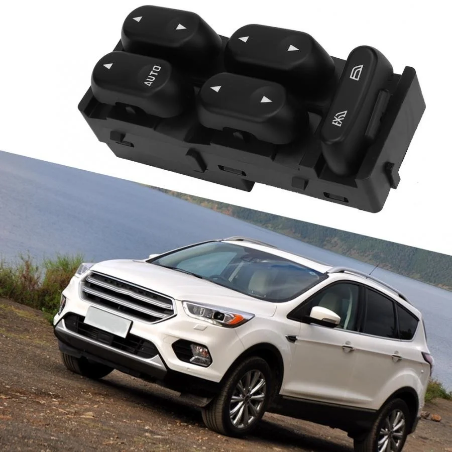 Front Left Power Window Master Control Switch Fit for Ford F-150 2L3Z-14529-BAA SW7154 2L3Z14529BAA Black ABS | Автомобили и