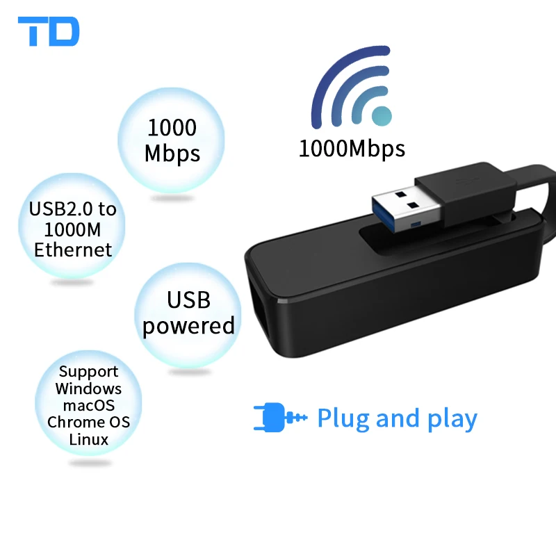 TP-LINK TL-UG310 Внешний USB 3 0 проводной сетевой интернет-адаптер 10/100/1000M Ethernet RJ45 Lan для