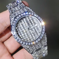 hip hop fashion luxury men watches top brand watch men quartz wristwatches date silver clock diamond iced out watch reloj hombre