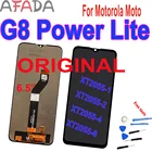 Оригинальный дисплей 6,5 дюйма для Motorola Moto G8 Power Lite XT2055-1246, ЖК-дисплей с сенсорным экраном и дигитайзером в сборе, запасные части