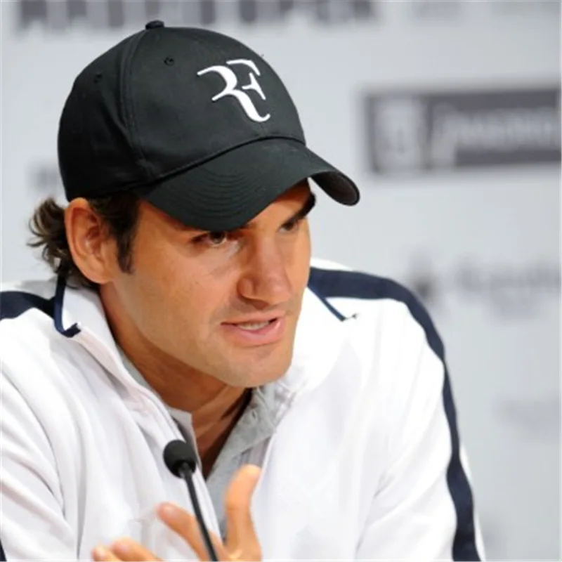 2021 Горячая звезда тенниса Roger Federer с принтом Кепки 3D вышивка папа Бейсбол s унисекс