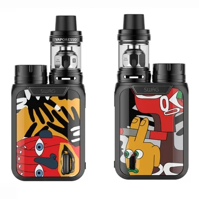 EM Набор электронных сигарет Vaporesso Swag 18650 TC коробка мод с 3,5 мл NRG Vape Танк GT Core испаритель Набор для начинающих VS Voopoo Drag - Цвет: EM