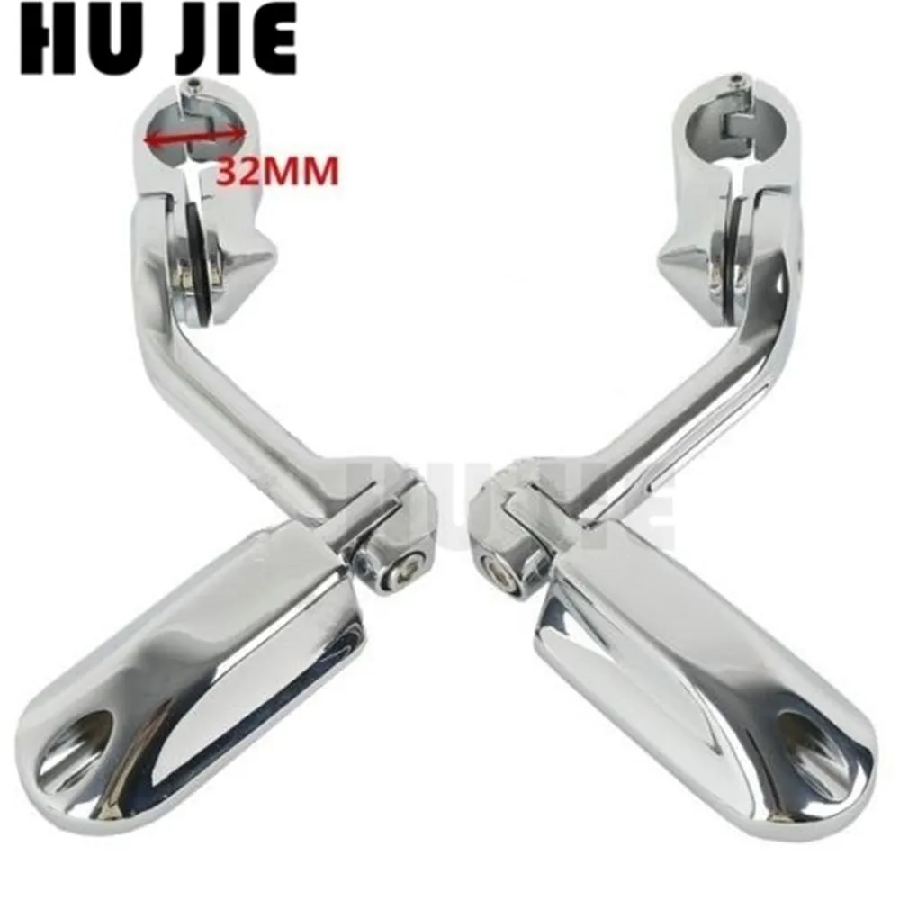 32 мм 1-1/4 &quotЗащита двигателя короткие Угловые регулируемые шоссе подножки для Honda