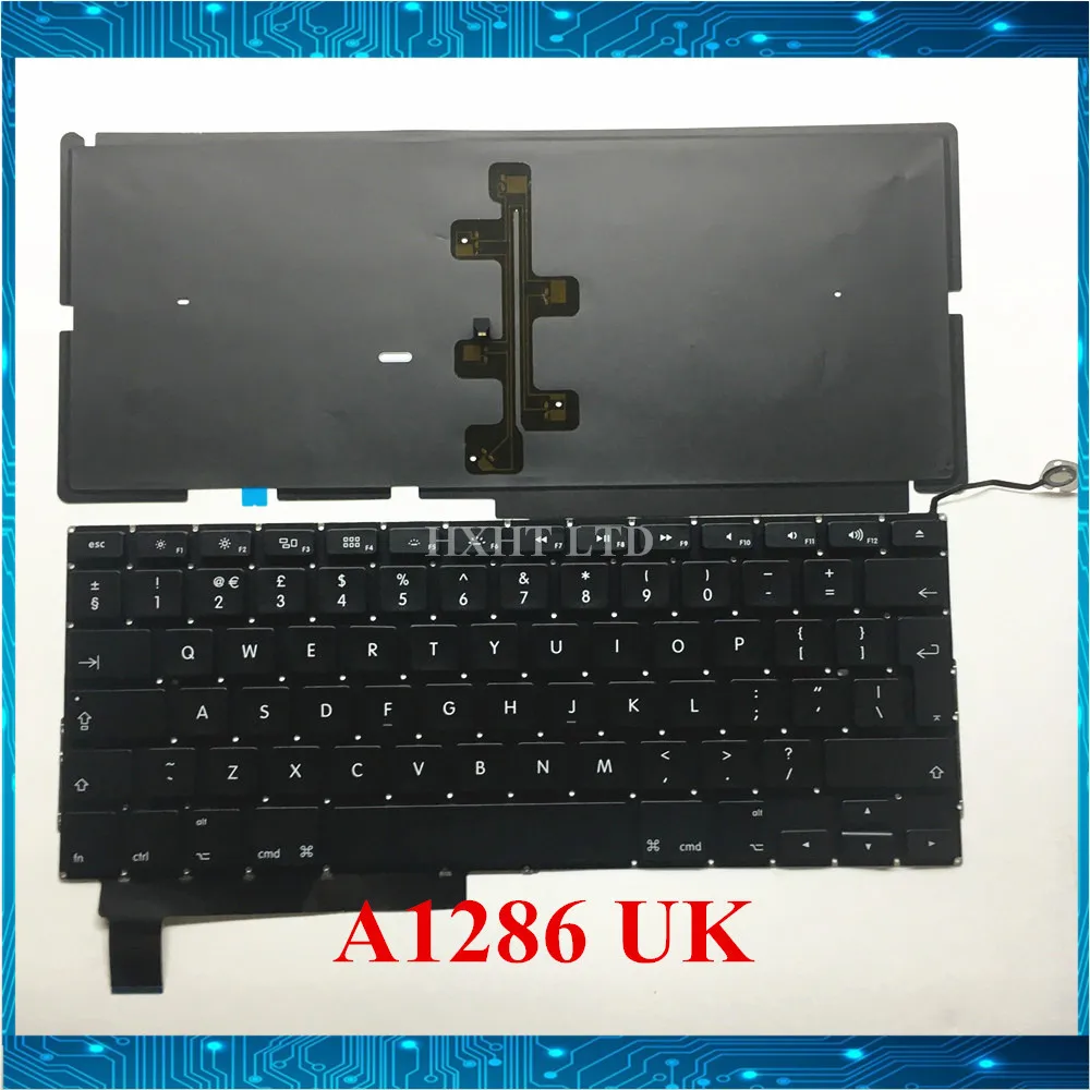Клавиатура A1286 для Macbook Pro клавиатура ноутбука 15 дюймов английская раскладка 2009 2010