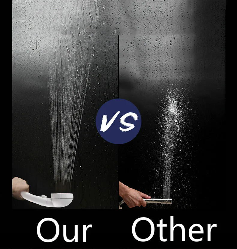 Насадка для душа высокого давления с 3 режимами работы регулируемая насадка