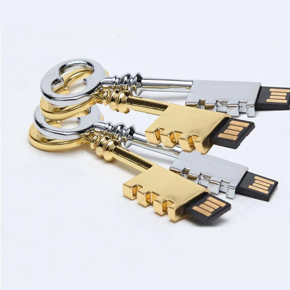 Металлический Ретро ключ 2 0 флэш карта памяти накопитель (Может Пользовательский