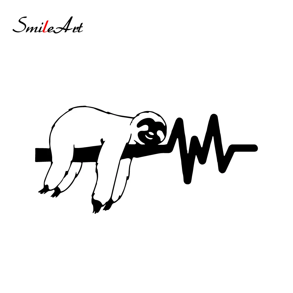 Мультяшные животные Ленивец Автомобильная наклейка креативные автомобильные