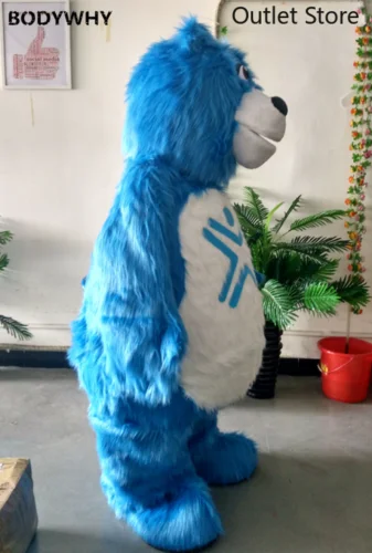 Костюм с медведем из мультфильма на Хэллоуин вечерние Костюмы для ролевых игр