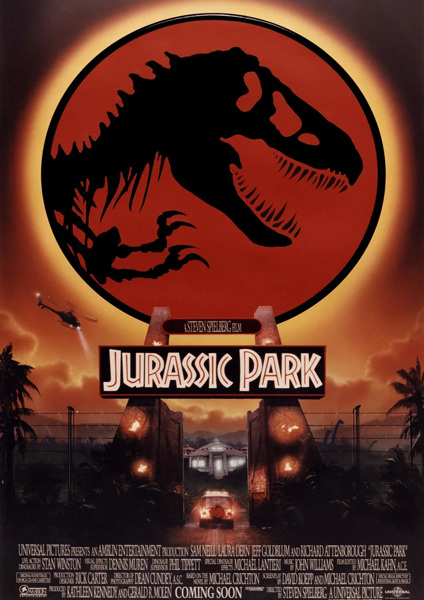 E. /Челюсти/Termina/Парк Юрского периода Spielberg Постеры фильма картина облицовочный плакат белая бумага на стену для дома и бара Декор/наклейки