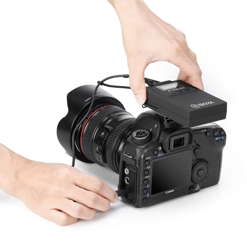 BOYA BY-WM8 Pro K1 микрофон конденсаторный беспроводной микрофон Система аудио видео приемник-записывающее устройство для камеры Canon Nikon sony