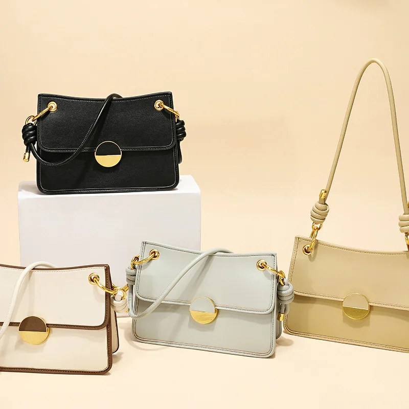 

2021 New Fashion Famous Luxury Brand Ladies High-quality Leather Chain Flap Underarm Bag Crossbody Shoulder Bag Sac Luxe Femme