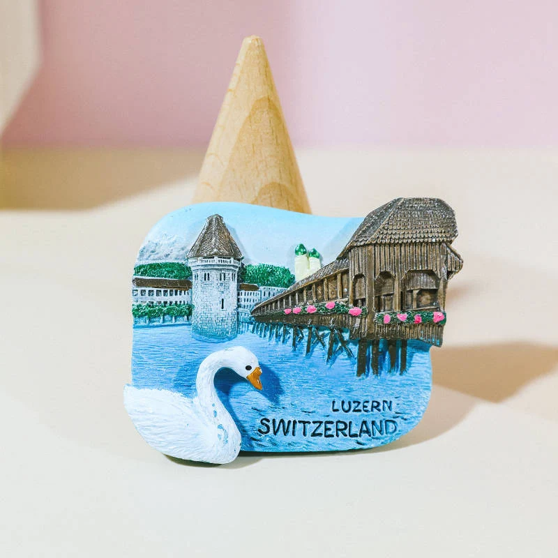 Креативные наклейки на холодильник магнит Франция Дубай Корея Швейцария Венский