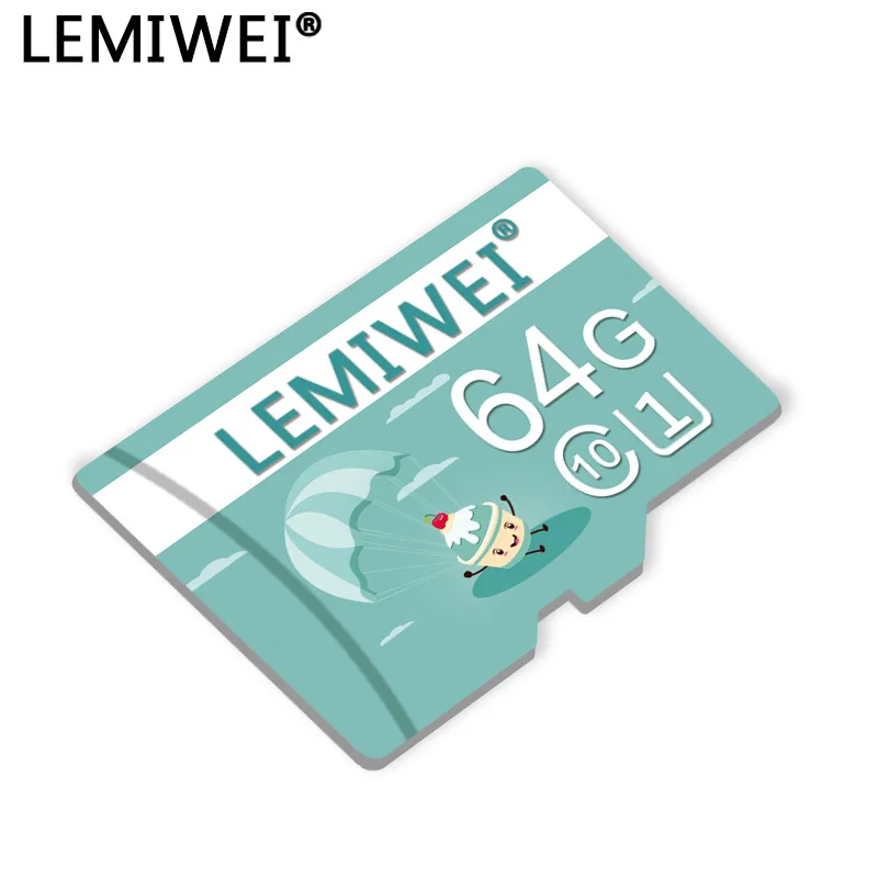 Lemiwei Memory Card 64GB 32GB High Quality Phone T Flash 16GB 8GB Summer Ice Cream Class 10 U1 UHS-I TF | Компьютеры и офис