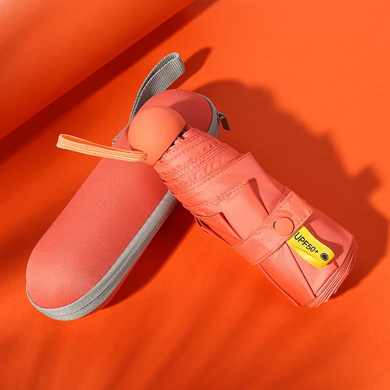 Мини Зонт Simanfei для женщин и детей капсула дождя Маленький Карманный мужчин зонт