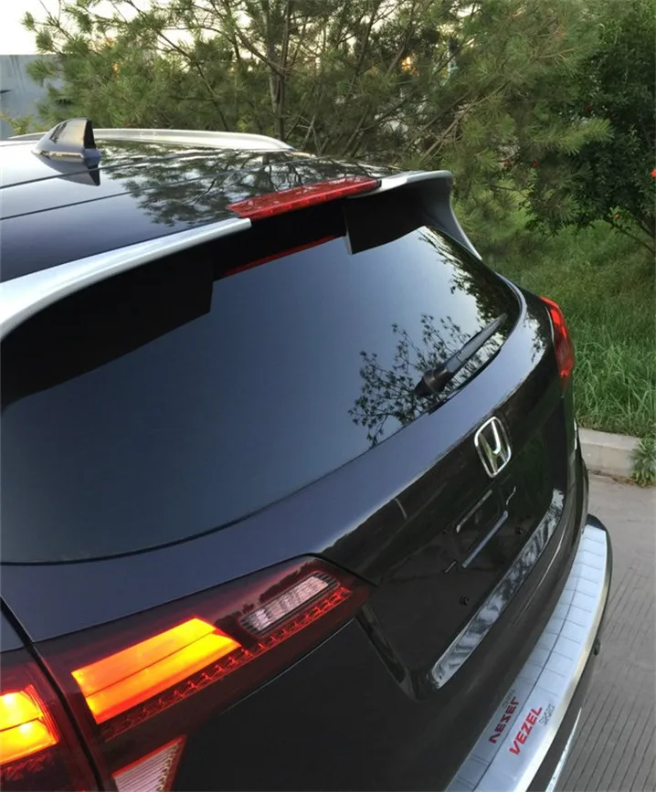 For Honda HRV Spoiler 2014-2016 High Quality ABS Material Car Rear Wing Primer Color Vezel | Автомобили и мотоциклы