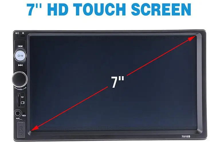 Автомобильный радиоприемник " HD Touch MP5 плеер сенсорный экран цифровой дисплей 2 Din общая Автомобильная модель Bluetooth Мультимедиа с камерой заднего вида