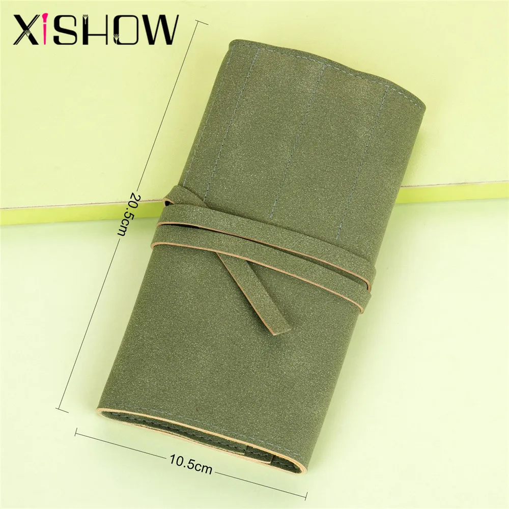 

Make Up Brush Set 10pcs Korean Cosmetics Concealer Foundation Eyeshadow Brush Log Handle XISHOW Beauty Makeup Brushes Tools Kit