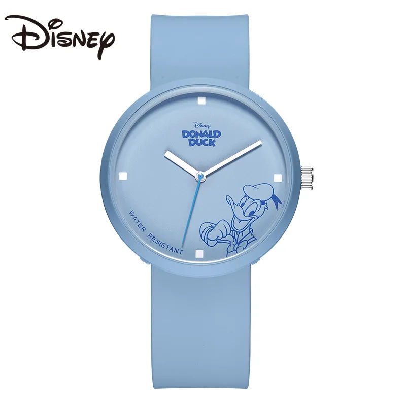 

Disney Watch Donald Duck Cartoon Fashion Simple Trend Quartz Watch Minnie Resin with Student Watch Abcdefghijklmnabc