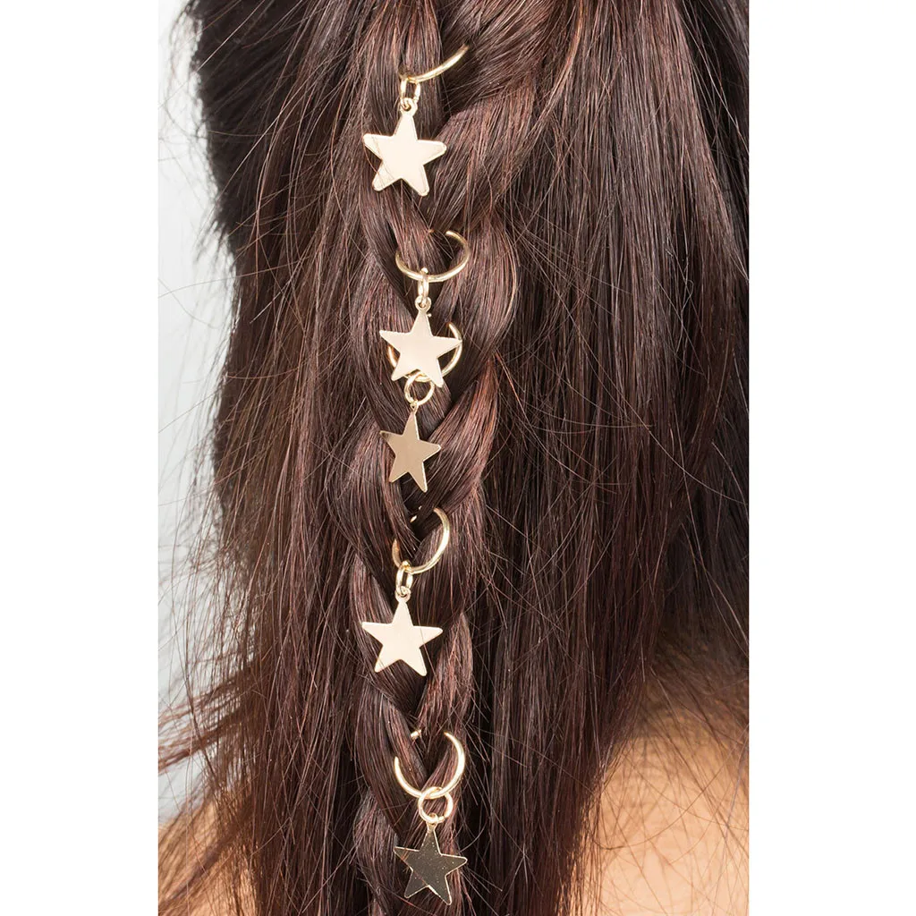 Женская плетеная заколка в стиле хип-хоп 5 шт. |