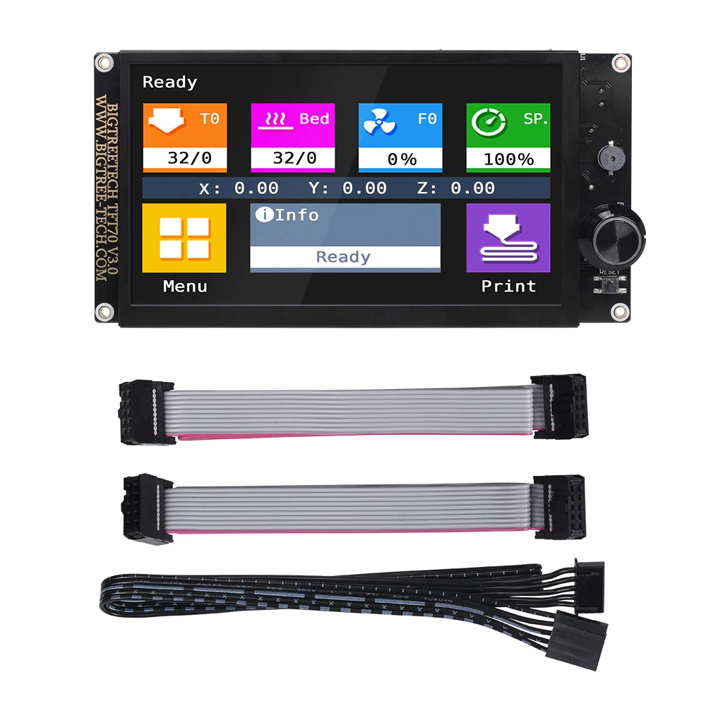 bigtreetech tft43 tft50 tft70 tft28 v3 0 touch screen 12864lcd wifi for skr v1 4 turbo mini e3 ender 3 upgrade 3d printer parts free global shipping