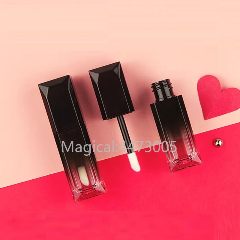 

10/30/50 шт. квадратный черный женский пустой макияж «сделай сам», глазурованная туба для губ, косметический многоразовый контейнер, блеск для ...