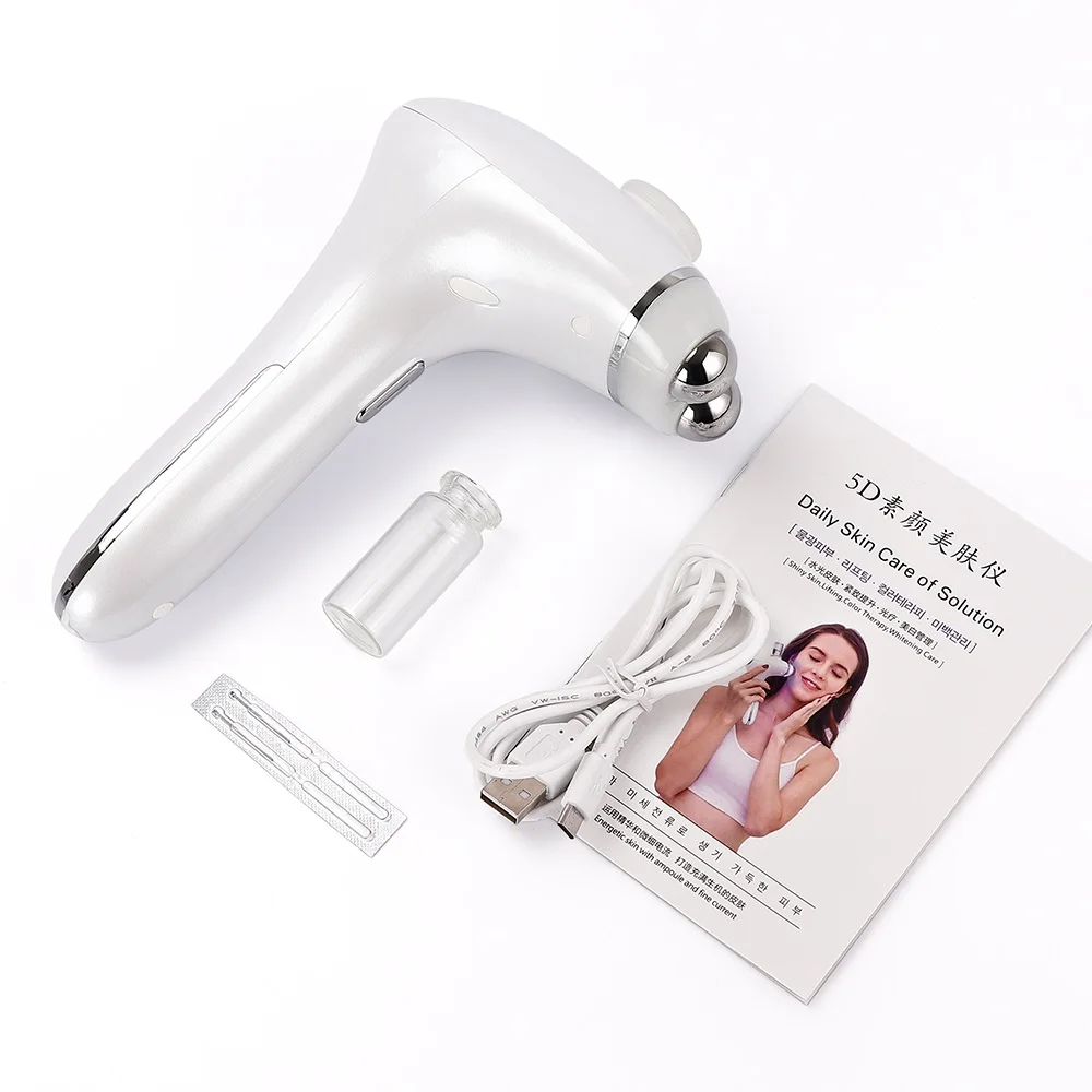 

Microcurrent Facial Massager Roller Face Lifting Firming Anti-Aging Massage Nutritional Penetration Rejuvenation Beauty Device