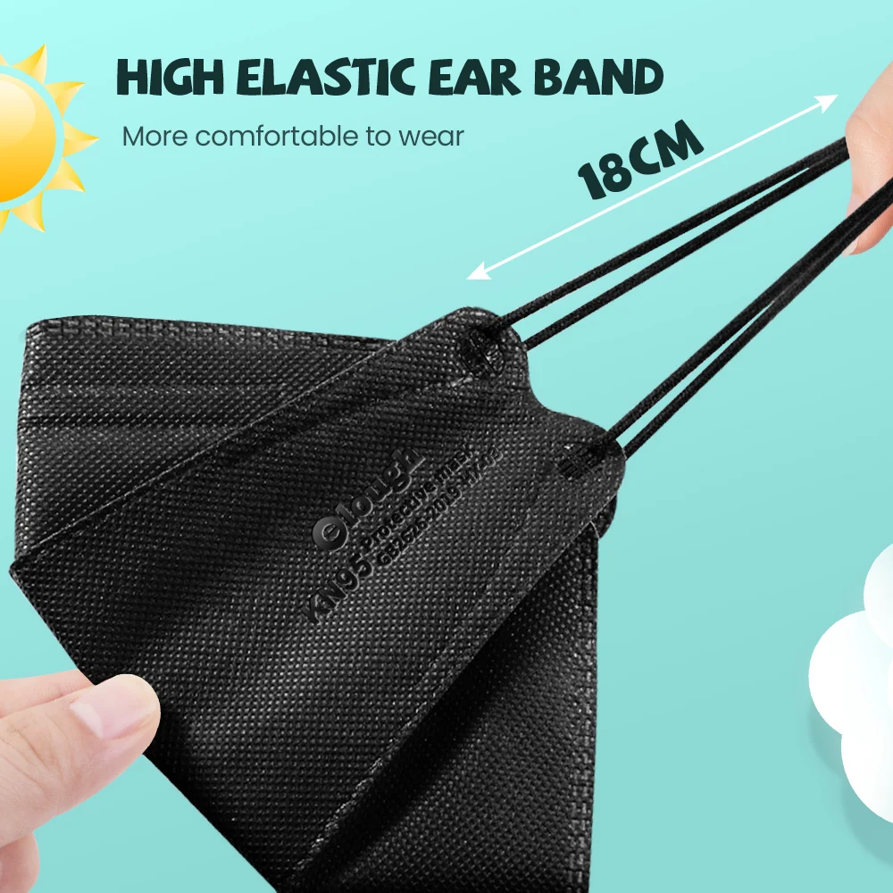 Детские маски Elough FPP2 многослойные с сертификатом CE FFP2 4 слоя KN95|Маски| |