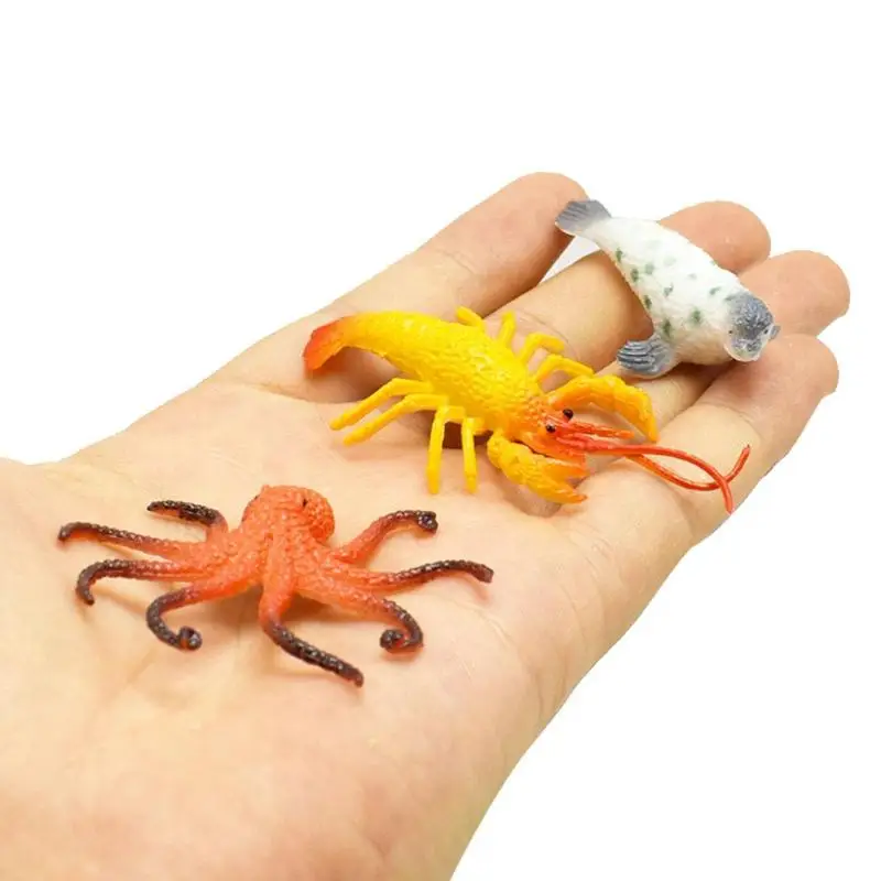 12 pcs Plastic Model Twisty Worm dinosaurs halobios Party Favors Tricks PVC Multi-colored Toys for Kids Children | Игрушки и хобби