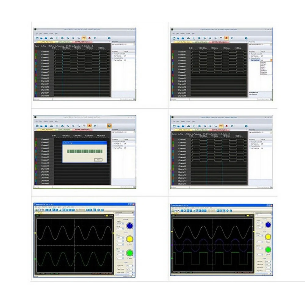 

Hantek 6022BL PC USB Portable Digital Oscilloscope Channels Logic Analyzer 2 Digital Channels 20mhz Bandwidth 48msa / S