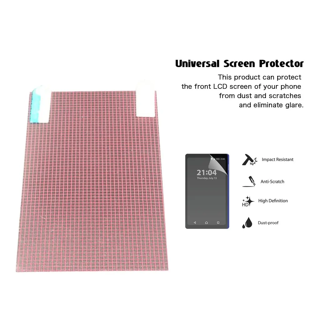 5/6/7/8/9/10'' Inch Universal HD Clear/Anti-Glare Matte LCD Screen Protector Protective Grid films for Phone Tablet GPS MID |