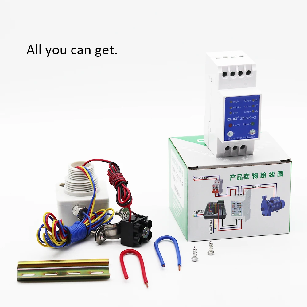 Automatic Water Level Controller Switch 3KW 220V tank Liquid Detection Sensor Pump 2m wires | Обустройство дома