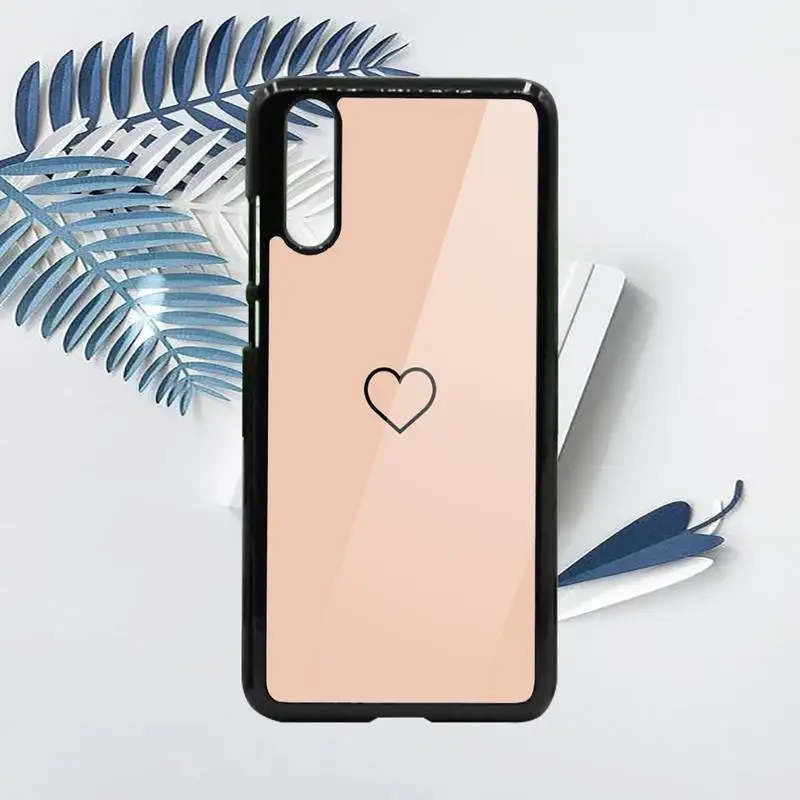 

love heart cute pink red Phone Case For Samsung galaxy S note 8 9 20 10 e lite2019 plus pro ultra Hard PC