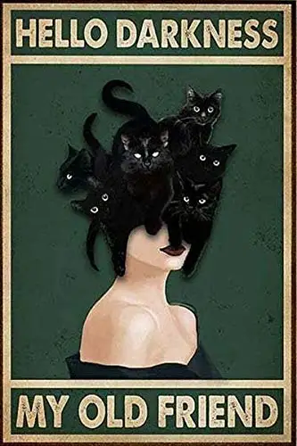 Кошка Здравствуйте темноте мой старый друг улица искусственная ретро кухня сад