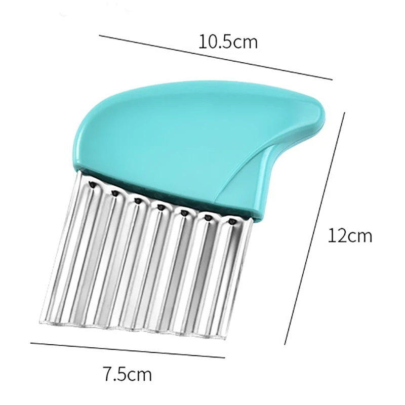 

Stainless Steel Vegetable Corrugated Cutter Slicer Potato Chips Corrugated Kitchen Knife wrinkled potato chips Kitchen Tools 1pc