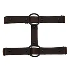 Черная эластичная Портупея из искусственной кожи в стиле панк для девочек подвязка Готическая, готические подвязки для чулок, аксессуары для пояса