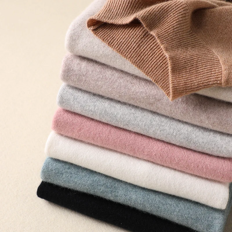 

Autumn Winter Woman Sweaters for Women 2020 Knitted Turtleneck Cashmere Sweater Soft Wool Long Sleeve Pullover Women's Jumper
