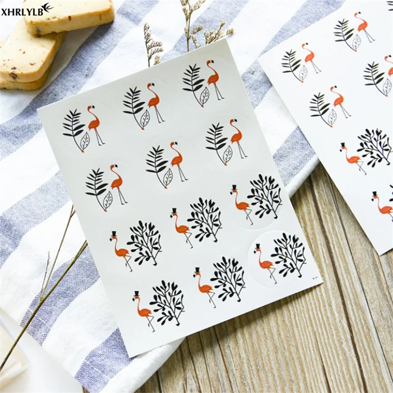 XHRLYLB 20 шт. Фламинго печенье упаковка для закусок свадебные украшения конфеты