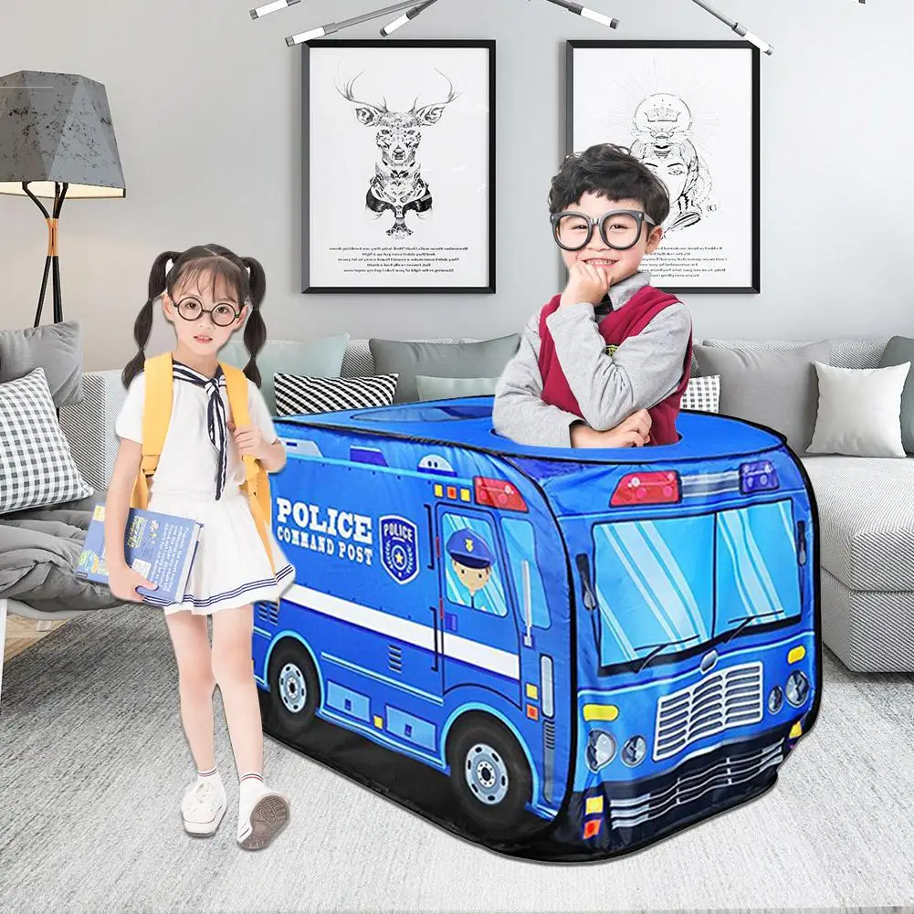 Детская всплывающая палатка игрушечная Складная игровой домик ткань пожарная