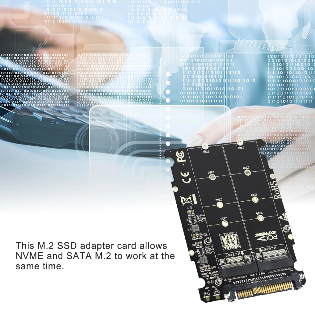 m 2 ssd в u 2 адаптер 2 в 1 м 2 nvme sata bus ngff ssd в pci e u 2 sff 8639 pcie m2 а