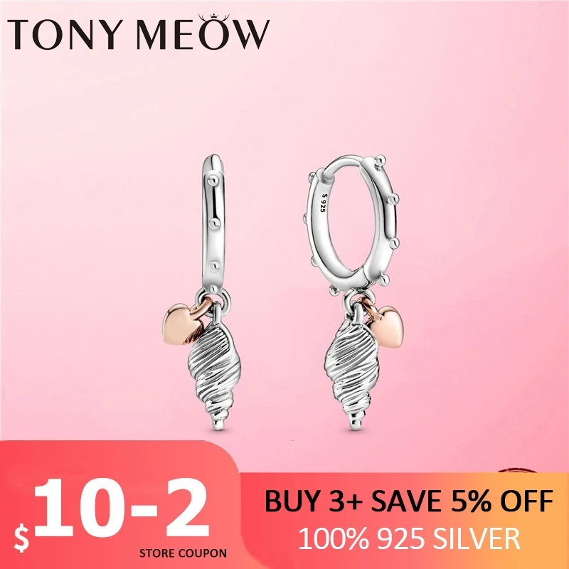 Женские серьги гвоздики из серебра 925 пробы в виде сердца и