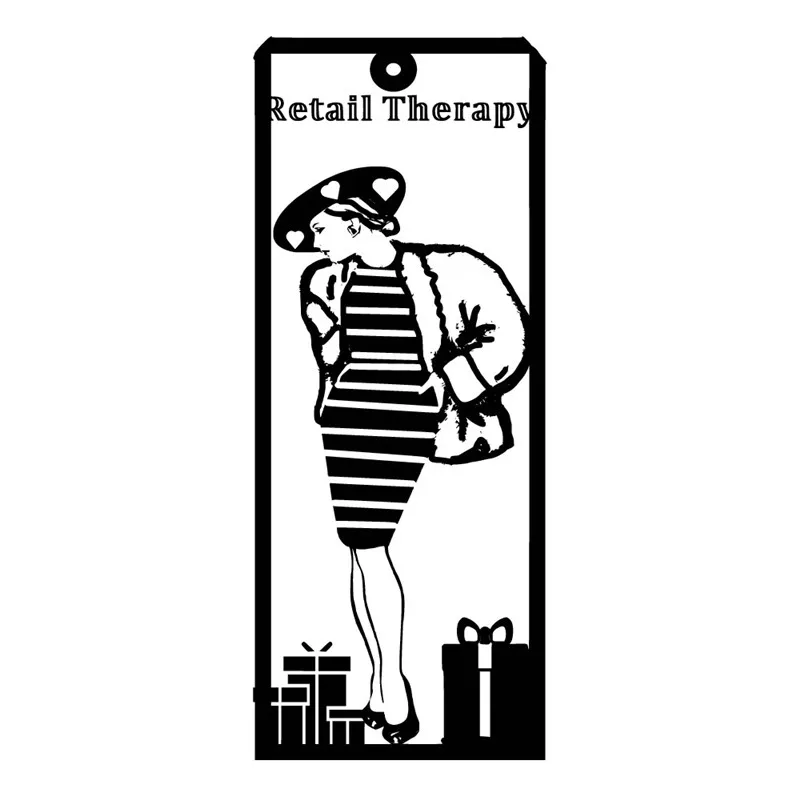 DiyArts тег металла резки штампы леди с подарками для DIY скрапбукинга декоративные