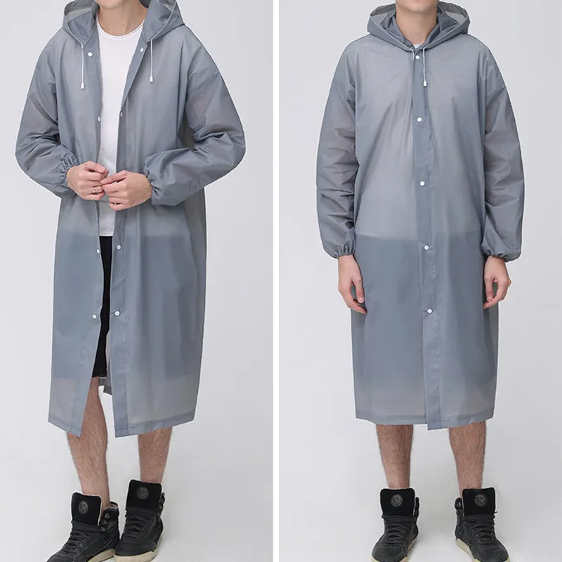 Многоразовый плащ модный для женщин мужчин детей экстренный водонепроницаемый