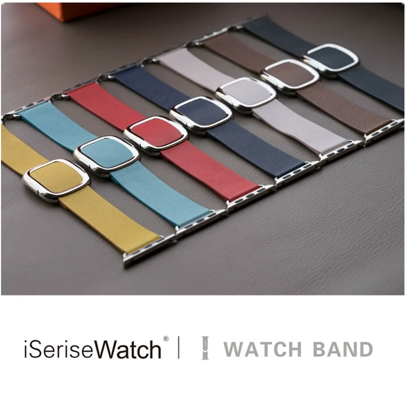 Кожаный ремешок современный стиль для наручных часов Apple watch 5 4 полосным 44 40 мм