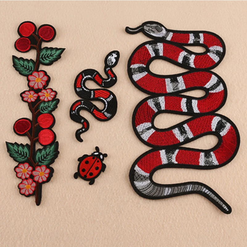 Змеиная кожа божья коровка зеленая Глажка одежды швейные принадлежности