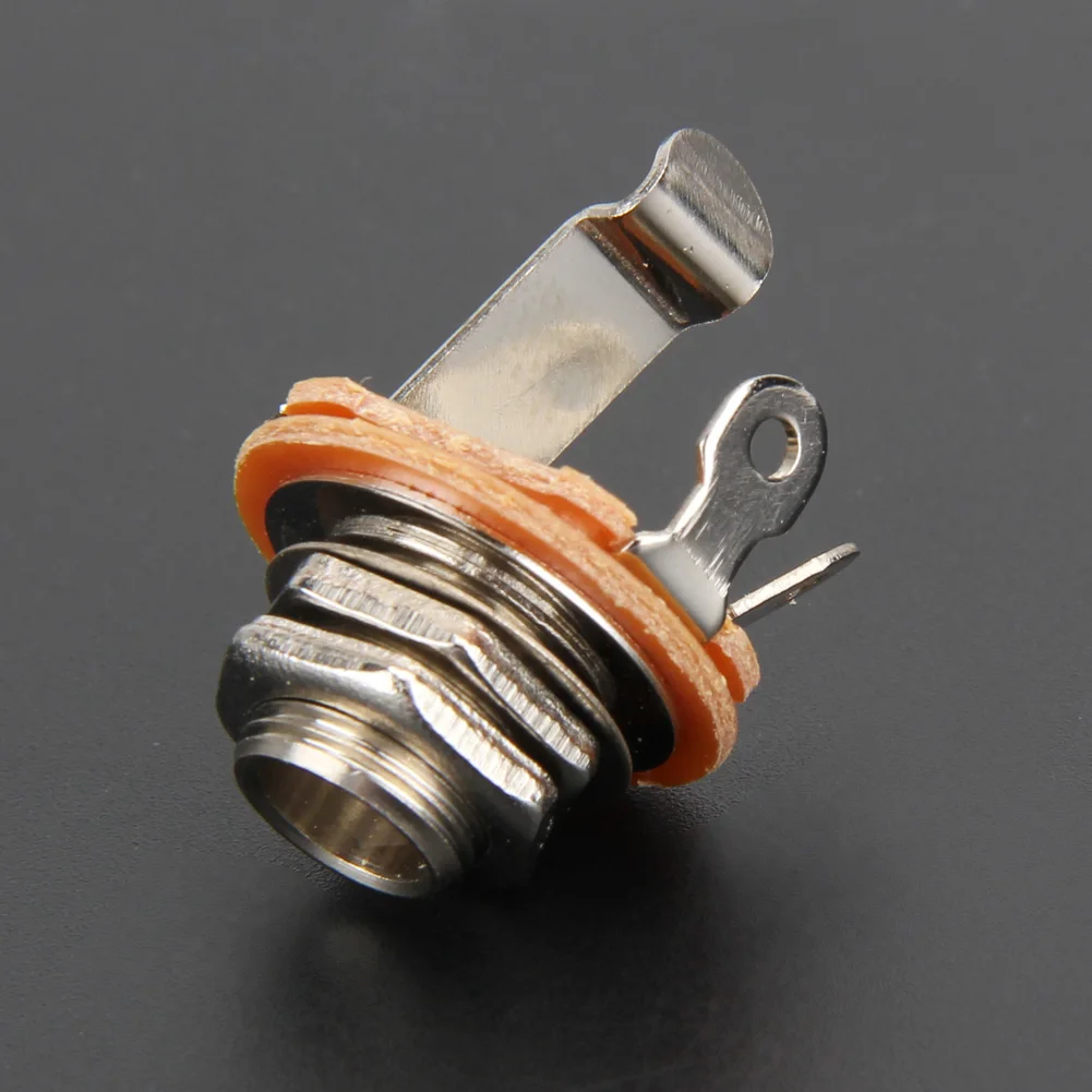 Switchcraft#11 1/4 6.35mm 2-Conductor Mono Chassis Guitar Jack Input Output Special Plug for Musical Instrument Supplies | Спорт и