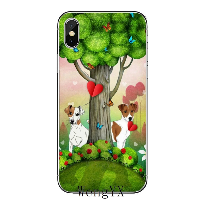 Джек Рассел терьер силиконовый чехол для мобильного телефона Xiaomi Redmi 9T 9C 9A 7 7A K20 6 6A