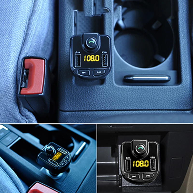 Mp3 плеер с Bluetooth автомобильный FM трансмиттер модулятор двойное зарядное