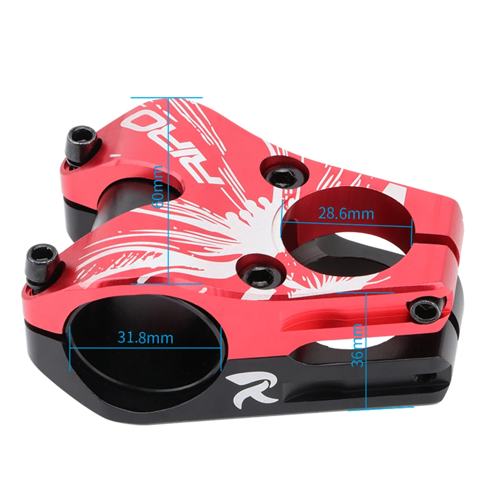 

31.8 Mountain Bike Stem Ultralight Aluminum 35mm Short Handlebar Stem for MTB Downhill Bike Stem Bike Stem Accessories