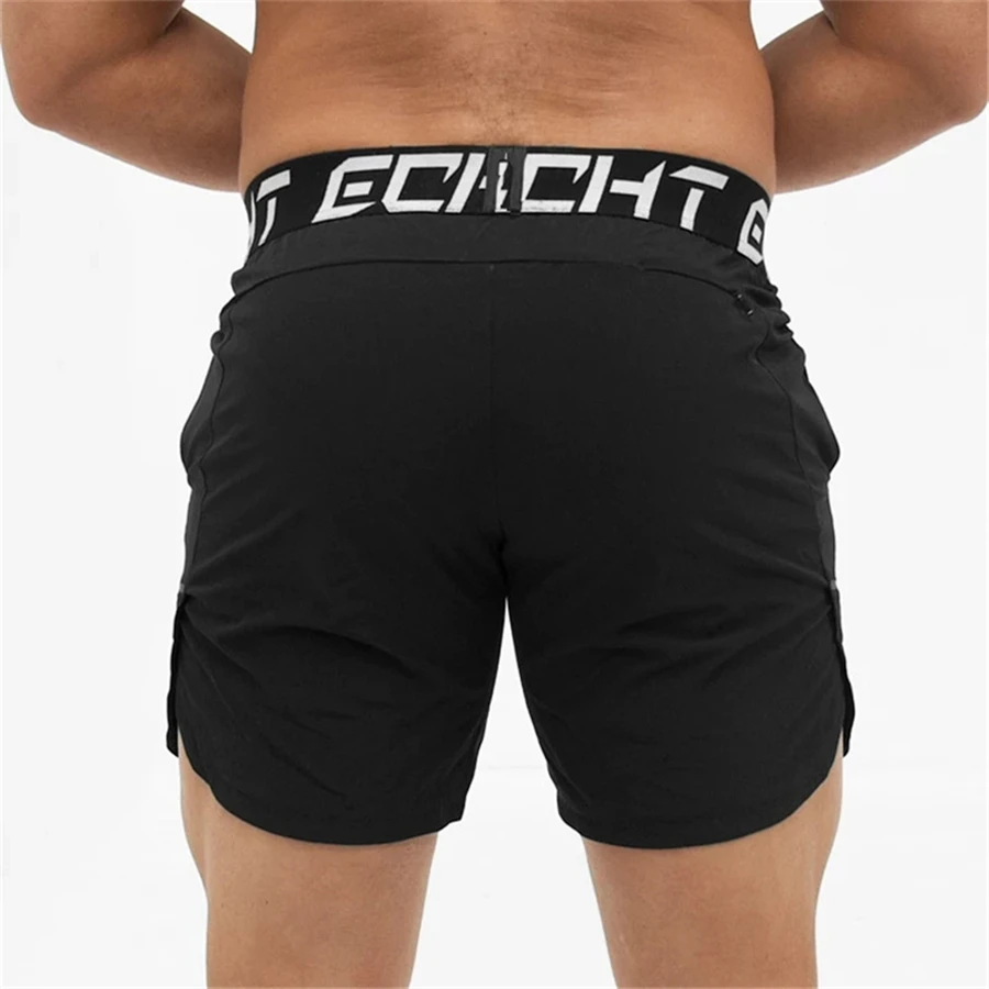 

2021 New Men Summer Fitness Bodybuilding Shorts Man Gyms Workout Male Breathable Quick Dry Sportswear Jogger Beach Short Pants